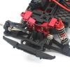 for MJX for Hyper Go for 16207 16208 16209 16210 H16 H16BM 1/14 Rc Car Parts Front and Rear Metal Shock Mount Upgrade Part Accessories RC Car Repair Kit(Red) view 3