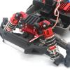 for MJX for Hyper Go for 16207 16208 16209 16210 H16 H16BM 1/14 Rc Car Parts Front and Rear Metal Shock Mount Upgrade Part Accessories RC Car Repair Kit(Red) view 4