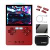 FINGEREVO Trimui Brick Handheld Game Console 3.2-inch 1024 * 768 IPS Screen 3000mAh Trimui-brick Opensource System with Portable Case and Screen Protector Red view 1