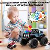 DEERC Amphibious Remote Control Car Monster Truck Toys Waterproof RC Stunt Cars for Boys 8-12 Toys W/Blocks & 360Spin, 4WD All-Terrain Off-Road Pickup RC Truck 2.4Ghz 60+ Min Playtime Pool Toy Gift view 4