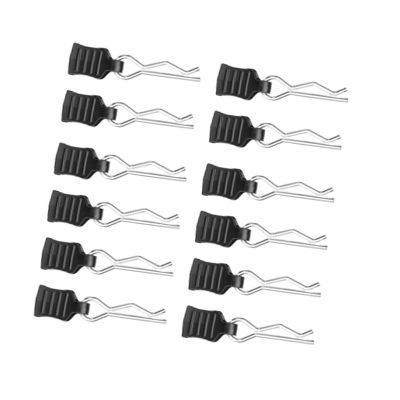 RC Car Accessories for Axial for SCX10 for TRX-4 for MJX for Hyper for Go Metal R-Type Car Shell Body Fixed Clips Pin with Tab 1/10 1/14 1/8 RC Car Parts(1/8)