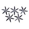 10pcs 504060 Six-Blade Propeller CW CCW 5 Inch Propellers Blade for FPV Quadcopter Racing RC Drones Propellers Blade view 2