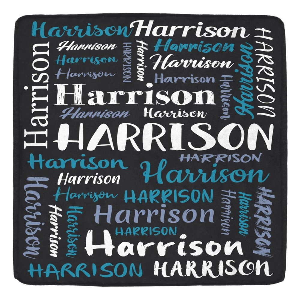 Personalized Baby Blanket Custom Baby Blanket with Name, Flannel Monogram Customized Blanket for Adult Kid Women Men, Customized Blanket for Newborn, New Mom