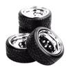 1/10 Scale RC Drift Wheel Rims and Tires with 6mm Offset and 12mm Hex Compatible with Various On-Road Car Model Accessories view 1