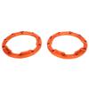 BEAXTURBO Racing Upgrade Parts CNC Aluminum Outer beadlock Ring for LOSI DBXL2.0 1:5 Original Wheels 2pcs (Orange) view 2