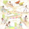 KidsBuddy Pikler Triangle Set with Cushion 9 in 1 Climbing Toys for Toddlers 1-3 Indoor Baby Gym Toddler Montessori Toys Wooden Climbing with Maze, Shape Sorting, Dinosaur Car view 3