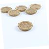 10pcs Dustpan Fake Fairy Garden Miniatures Fake Outdoor Plants Miniature Dollhouse Accessories Decor Fairy Garden Accessories Wicker Halloween Dollhouse Tree Beige view 4