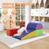 Dkelincs 5 Piece Foam Climbing Blocks for Toddlers Activity Set, Climbing Toys for Toddlers 1-3, Soft Foam Climbing Blocks Activity Play Equipment Indoor Baby ClimberColorful view 2