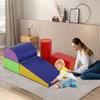Dkelincs 5 Piece Foam Climbing Blocks for Toddlers Activity Set, Climbing Toys for Toddlers 1-3, Soft Foam Climbing Blocks Activity Play Equipment Indoor Baby ClimberColorful view 4