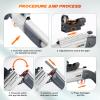 Cool Toy Shotgun Look Real Double barreled Toy Gun with Sight Soft Bullet Realistic Foan Blasters Guns Fake Shooting Game for Ages 8-12 Years Old. view 3
