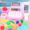 Cash Register Toy Playset, Pretend as Cash Register with Light Sound Effect for Kids view 3