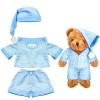 Civaner Stripe Bear Clothes Stuffed Animal Clothes 12 -16 Inch Build a Lovely Stuffed Animal Costumes and Accessories Fit, Bear is Not Included(Blue) view 1