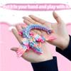 Flavery 3D Printed Flying Dragon in Egg - Rainbow Dino Easter Egg with 9" Winged Dragon Inside, Easter Basket Stuffers, Colorful Fidget Toy, Birthday Gift, Flexible Desk Pet Figure (Candy Rainbow) view 3