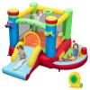 HONEY JOY Inflatable Bounce House, Music Theme Jump n Slide Bouncy House for Kids, Slides, Ball Pit & Punching Bag, Indoor Outdoor Bouncy Castle for Kids, Gift for Boys Girls(with 480w Blower) view 1