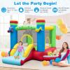 HONEY JOY Inflatable Bounce House, Music Theme Jump n Slide Bouncy House for Kids, Slides, Ball Pit & Punching Bag, Indoor Outdoor Bouncy Castle for Kids, Gift for Boys Girls(with 480w Blower) view 3