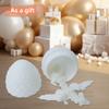 Flavery 3D Printed Flying Dragon in Egg - 9" Flexible Winged Crystal Dragon Inside, Cool Fidget Toy, Birthday Gift, Desk Pet Figure, Easter Egg, Dragon Collection (Glow Orange) view 3