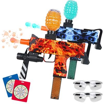 2 Pack Gel Ball Blaster Automatic Toys -100 FPS with 100000+ Outdoor Backyard Shooting Game Activilies ldeal Gift