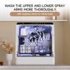 ChuMaste Dishwasher Machine.Countertop Dishwasher With Tank Portable Dishwasher Two Water Supply Methods, Suitable For Apartments And Rvs.Baby Bottle Washer Machine. view 3