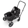 Munchkin Collapsible Wagon for Kids, Foldable, Ultra-Compact and Lightweight Stroller Wagon, All-Terrain Wheels, Adjustable Sun Canopy - Holds Up to 2 Passengers, Black view 4