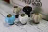 10x Dia 25mm Mini Pumpkin Crown Ceramic Knobs Furniture Handles Kids room Cute Drawer Dresser Knobs Jewelry box pulls - (Color: Mixed color) view 3