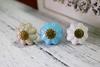 10x Dia 25mm Mini Pumpkin Crown Ceramic Knobs Furniture Handles Kids room Cute Drawer Dresser Knobs Jewelry box pulls - (Color: Mixed color) view 4
