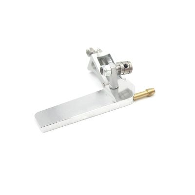 RC Boat Rudder 52mm 75mm 95mm 130mm Steering Rudder with Water-Absorbing Device(52mm Silver)