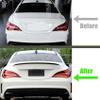 QOYGZ Auto Parts Rear Roof Spoiler Trunk Lip Wing for Mercedes-Benz CLA Class C117 CLA200 CLA260 CLA45 AMG 2013-2019 Car Styling Auto Parts(Black-Glossy Black) view 3