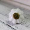 10x Dia 25mm Mini Pumpkin Crown Ceramic Knobs Furniture Handles Kids room Cute Drawer Dresser Knobs Jewelry box pulls - (Color: D flat base) view 1