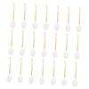 Cabilock 25pcs Blank Graffiti Eggs for DIY Easter Decorations Egg Pendants for Boys and Girls Crafting and Painting for Home School and view 1
