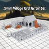 47pcs Village Yard Terrain Set for DND and Tabletop Games, 28mm Miniatures, 3D Printed Plastic view 2