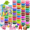 ESSENSON Air Dry Clay 60 Colors, Modeling Clay for Kids, DIY Molding for with Tools, Toys Gifts for Age 3 4 5 6 7 8+ Years Old Boys Girls Kids view 1