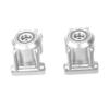 BeaxTurbo Racing Upgrade Parts CNC Aluminum 7075# Rear Wheel hub Carrier for LOSI DBXL,DBXL-E2.0 1/5 (Silver) view 2