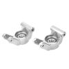 BeaxTurbo Racing Upgrade Parts CNC Aluminum 7075# Rear Wheel hub Carrier for LOSI DBXL,DBXL-E2.0 1/5 (Silver) view 3