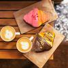 3 pcs Realistic Artificial Toy Fake DonutsFood Fake Cakes Desserts Donut Decorations Toys for Doughnut Party Decoration, Prop Food 3 x 3 inches (Kosher with Sauce) view 2