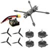 7inch 295mm Drone Frame With 2806.5 2807 Motors 7040 Props 60A Brushless ESC And Compatible Flight Controller Compatible with Racing Quadcopter Mark4(V2 Motor Combo Black) view 1