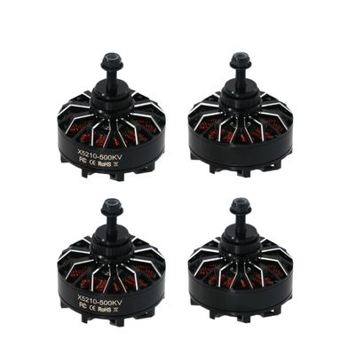 4pcs Waterproof Brushless Motor Accessories 340KV 500KV Compatible with X5210 5210 Compatible with Multirotor RC Helicopters(4PC-X5210 500KV)