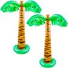 2 Pack 32 inch Inflatable Palm Tree Blow Up Tropical Coconut Trees for Hawaiian Summer Beach Theme Party Photo Prop Pool Decor view 1
