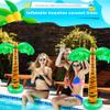 2 Pack 32 inch Inflatable Palm Tree Blow Up Tropical Coconut Trees for Hawaiian Summer Beach Theme Party Photo Prop Pool Decor view 4