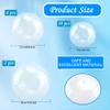18 Pack 16 Inch 12 Inch 8 Inch Inflatable Clear Beach Ball Inflatable Clear Ball Balloons Transparent Beach Ball for Summer Beach Pool Party Favor, 3 Size view 2