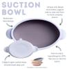 BIBaDO - Silicone Baby Bowl (Mist) - Stay Put Suction Bowl - Oval Shape - First Meals & Snacks - Durable, Dishwasher & Microwave Safe, BPA Free - Medical Grade - Baby Essentials - 6 Months to 3 Years view 4