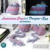 3D Printed Dragon Egg,Dragon Eggs with Dragon Inside,Surprise Dragon Egg Toy,12'' Full Articulated Crystal 3D Dragon for 5-7 4-6 8-12 Teen,Easter Basket Stuffers,Execusive Desk Toys for Adults view 3