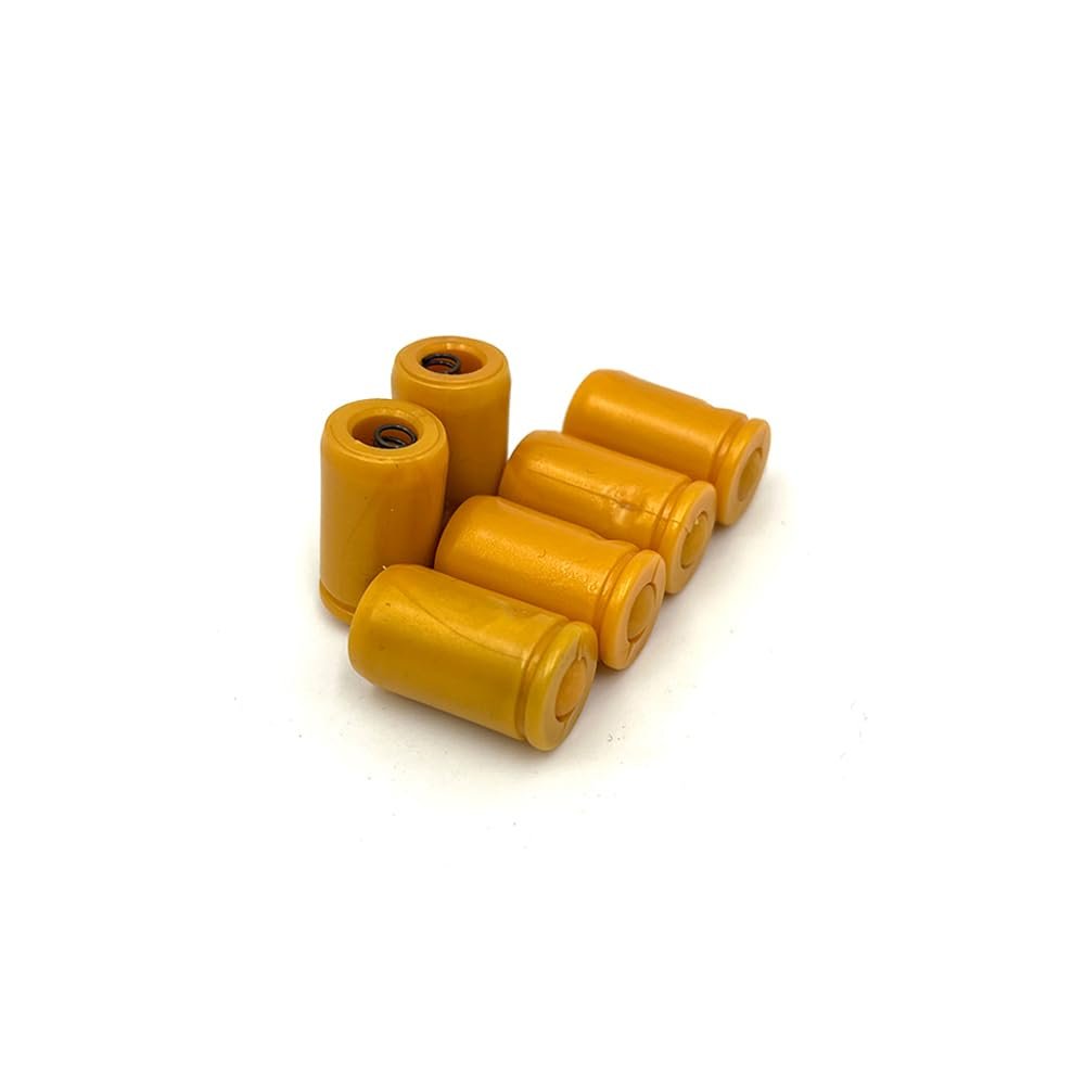 60 PCS Plastic Cartridge Shells with Built-in Spring,for Tehoosen's Fully Automatic Rebound,Toy Gun with Jump Ejecting Mag