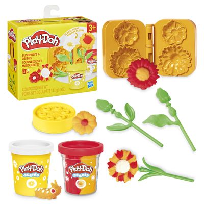 Play-Doh Sunflowers & Daisies Flower Toy, Kids Arts & Crafts Kit, Gifts for Girls & Boys 3+