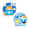 4" x 4" Hanukkah Cat Multicolor Foam Magnet Craft Kit - Makes 12 view 1