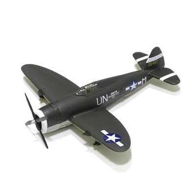 Scale Aircraft 1/100 for US Thunderbolt P47 Aircraft Fighter Model Diecast Alloy Airplane Models Decorative Souvenirs Suitable for Display