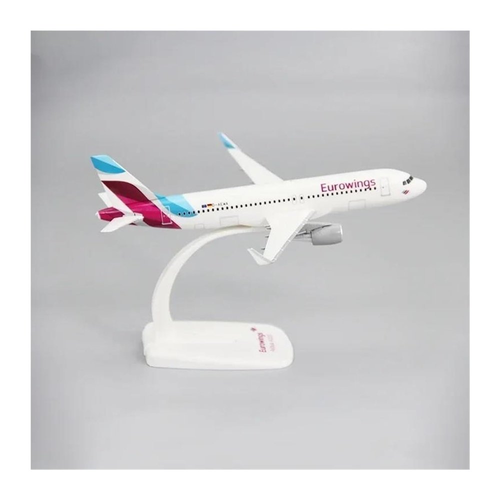 LIUSANGLIU Scale Aircraft 1:200 for A320 Eurowings Airlines ABS Resin Airplane Model Simulated Scale Aircraft Finished Model Suitable for Display