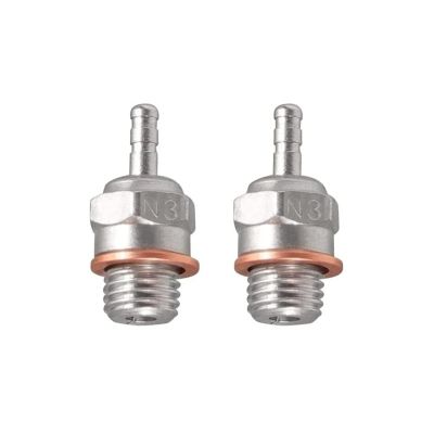 RC Car Accessories for Traxxas for Kyosho for HSP for HPI 1/8 1/10 N3 N4#3#4 Hot for Spark Glow Plug Replace OS RC for Nitro Engines Car Truck for Buggy Parts(N3 2)