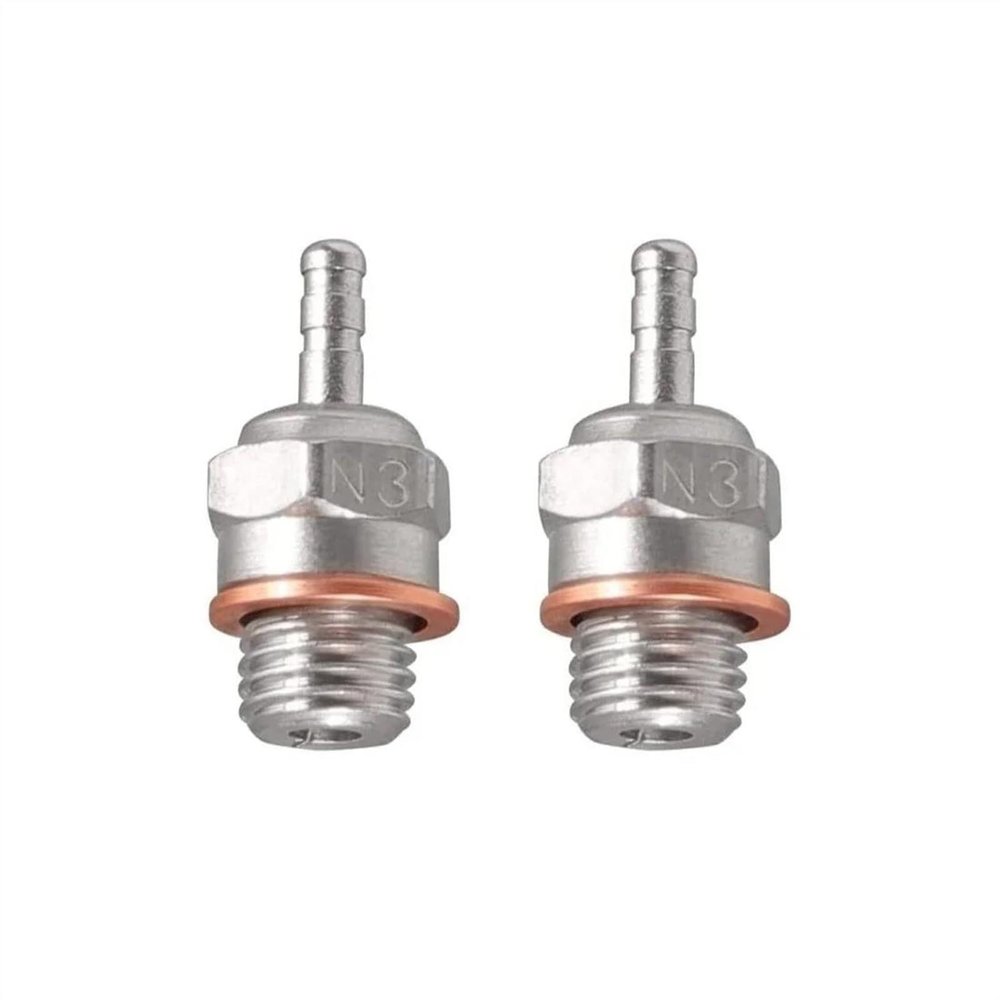 RC Car Accessories for Traxxas for Kyosho for HSP for HPI 1/8 1/10 N3 N4#3#4 Hot for Spark Glow Plug Replace OS RC for Nitro Engines Car Truck for Buggy Parts(N3 2)