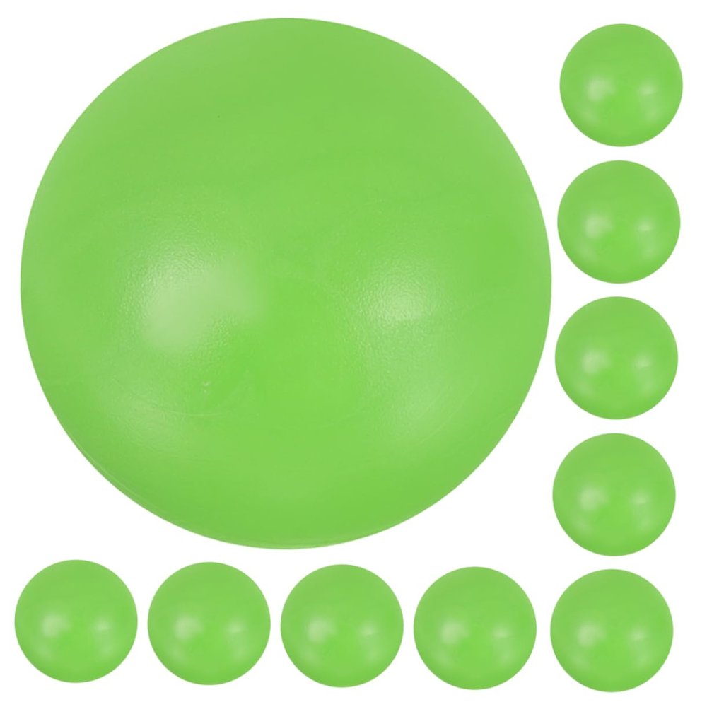 balacoo 12pcs Mini Table Footballs Desktop Soccer Accessories Resin Football Balls