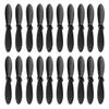 20 Piece Propeller Replacement Set Compatible With Drone Quadcopter Compatible With CX 10 Helicopter RC Accessories Black view 1